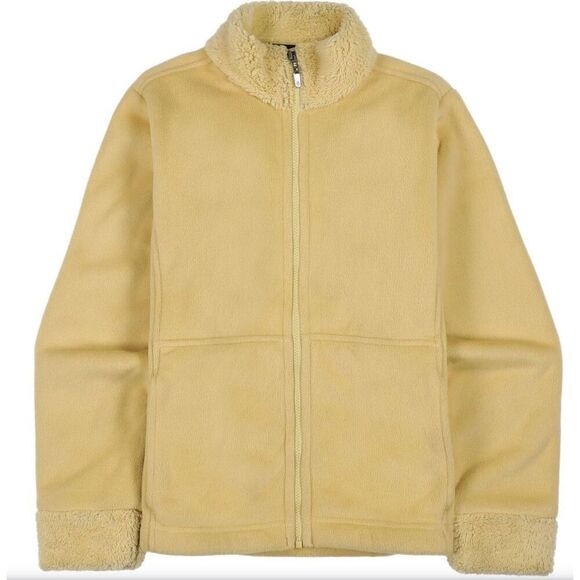 Patagonia Synchilla Windzone YELLOW ZIP Fleece Jacket Coat womens M - Picture 1 of 8